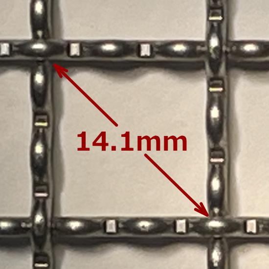 SUS304クリンプ金網 線径1.5mm 10mm目 1m幅 | 川西金網店 SUS304クリンプ金網 線径1.5mm 10mm目 1m幅 | 川西金網店