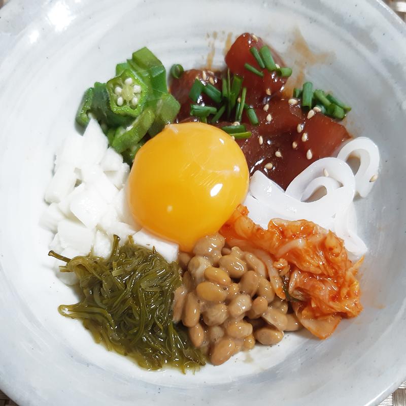 51.まぐろの韓国風ばくだん