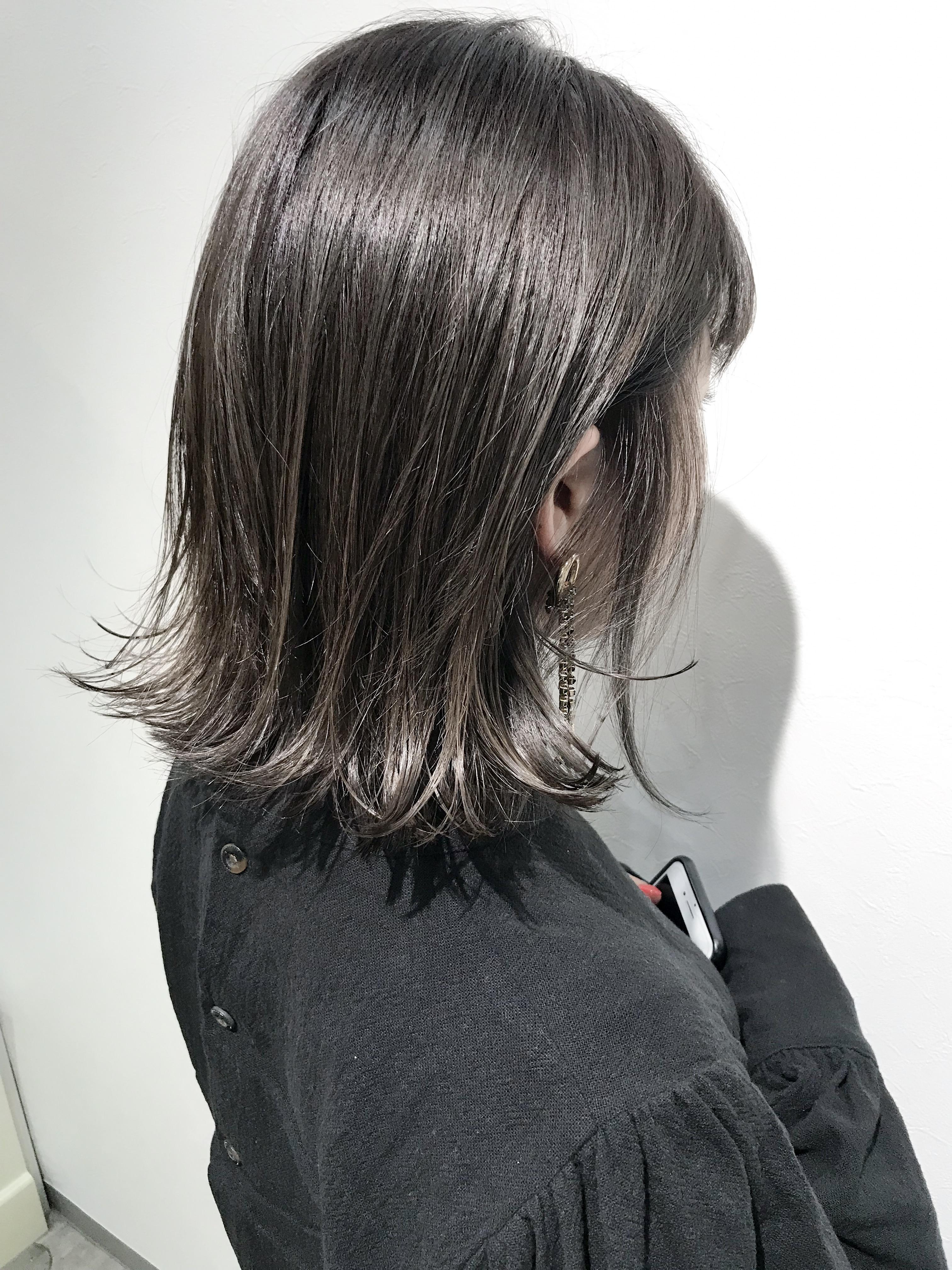 細めハイライト×グレージュカラーby丹羽隼人 | 株式会社licobeauty.